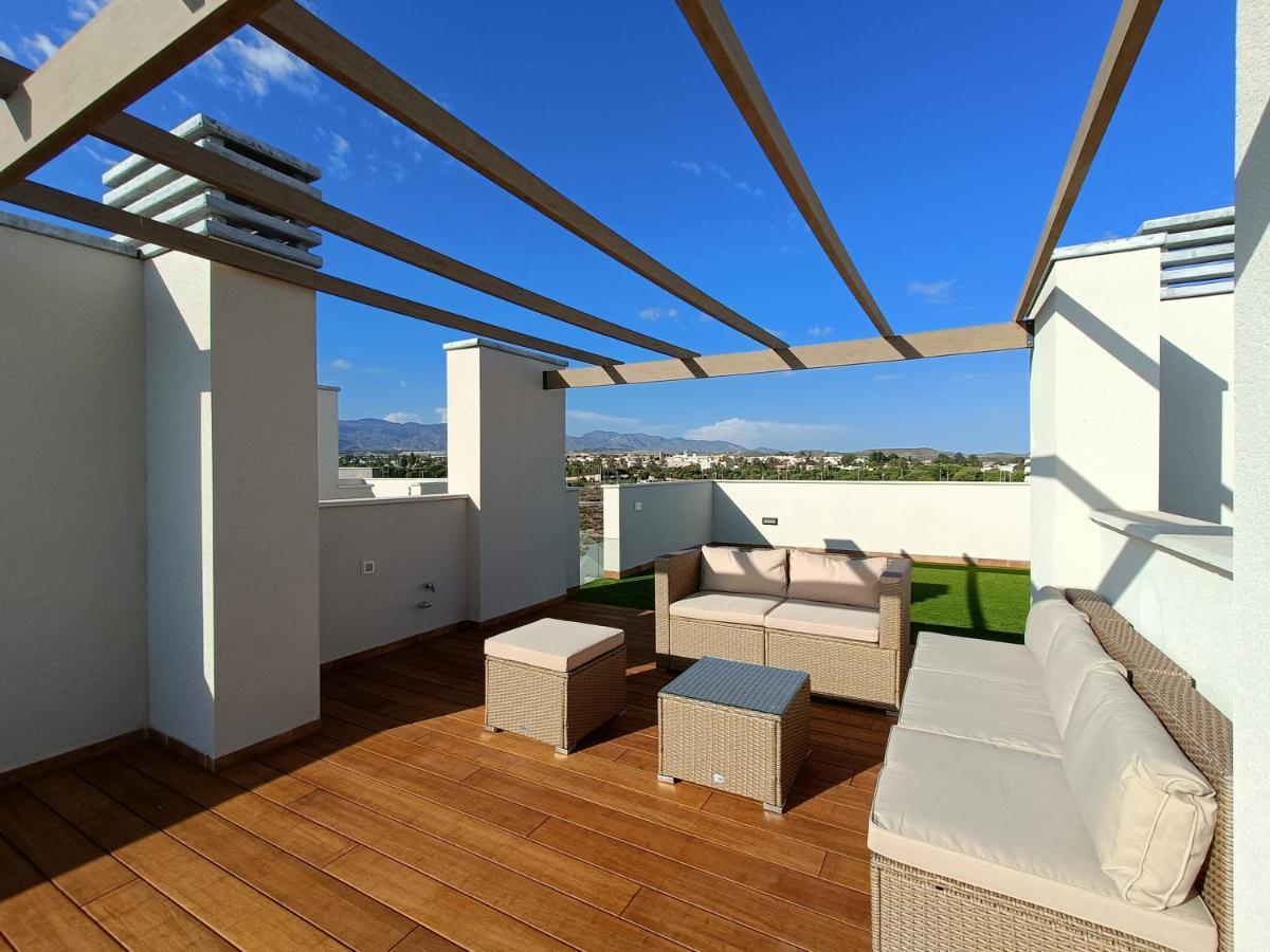 Apartament Nuevo Atico Toyo. Vistas Al Mar, Terraza, Solarium, Piscina, A/A, Wifi Y Garaje El Toyo Zewnętrze zdjęcie